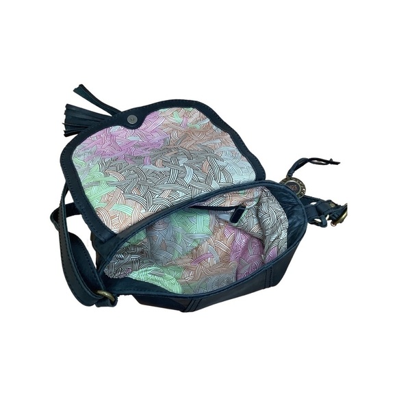 The Sak Black Serrano Leather Saddle Bag (Preowned) - Picture 4 of 9